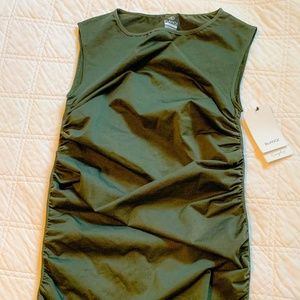 Blanqi Everyday Maternity Dress Olive Green Size M/L